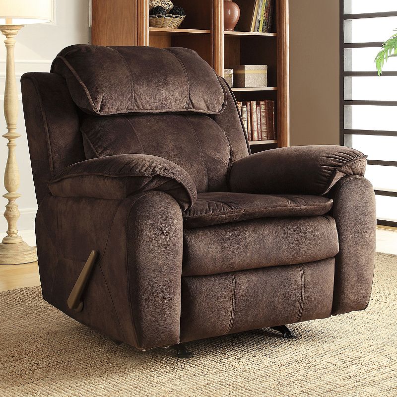 UPC 605876180506 product image for Pulaski Upholstered Rocker Recliner Chair, Brown | upcitemdb.com