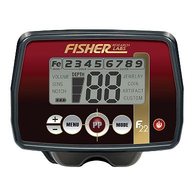 Fisher F22 Weatherproof Metal Detector