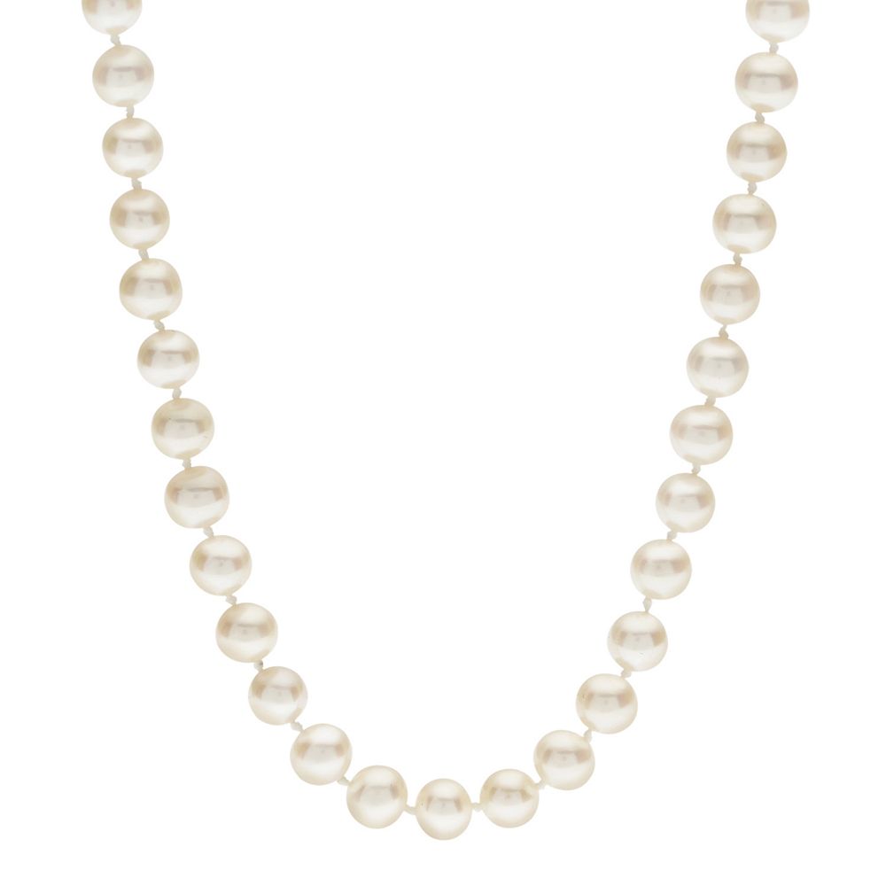 White Color NRD014 Freshwater Pearls 6-6.5mm Off Round White Color NRD014 Freshwater Pearls 6-6.5mm Off Round