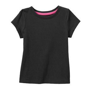 Baby Girl Jumping Beans® Solid Short Sleeve Tee
