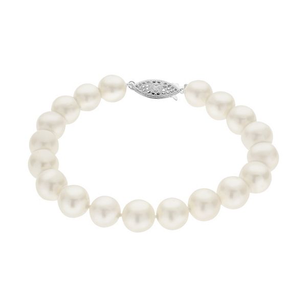 PearLustre by Imperial 8.5-9.5 mm Freshwater Cultured Pearl Bracelet ...