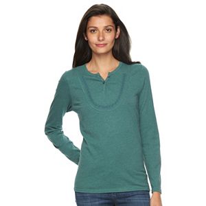 Women's Woolrich Tall Pine Embroidered Henley