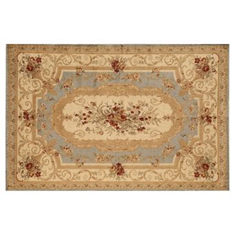 Rugs America Sorrento Aubusson Framed Floral Rug