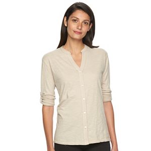 Women's Woolrich Silverwood Roll-Tab Slubbed Shirt