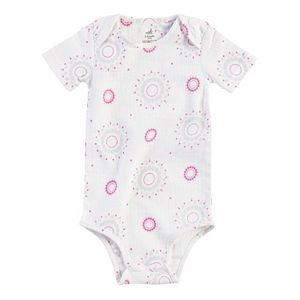 Baby Girl aden + anais Print Short-Sleeve Bodysuit