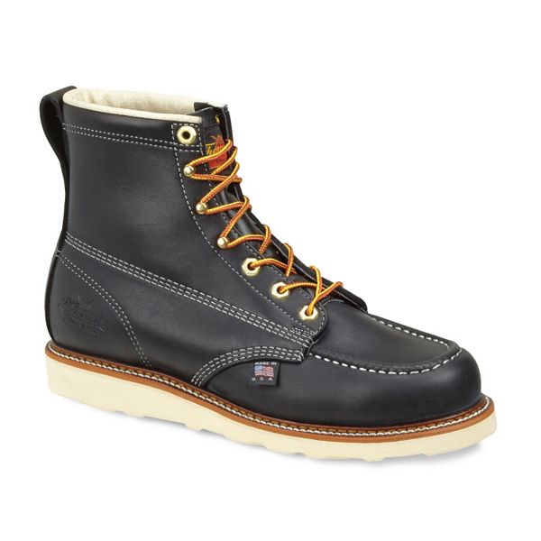 Thorogood American Heritage Men's Moc-Toe Leather Work Boots