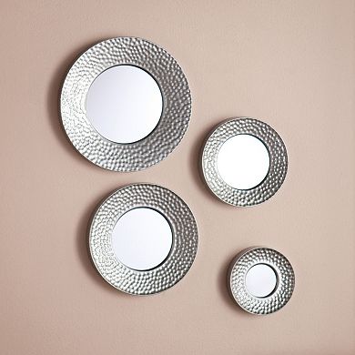 Southern Enterprises Hammered Sphere Wall Mirror 4-piece Set