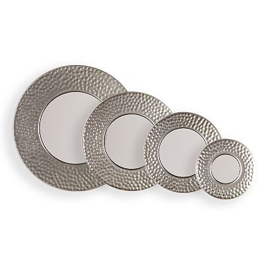Southern Enterprises Hammered Sphere Wall Mirror 4-piece Set