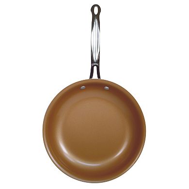 Red Copper 10-in. Ceramic Copper-Infused Frypan As Seen on TV