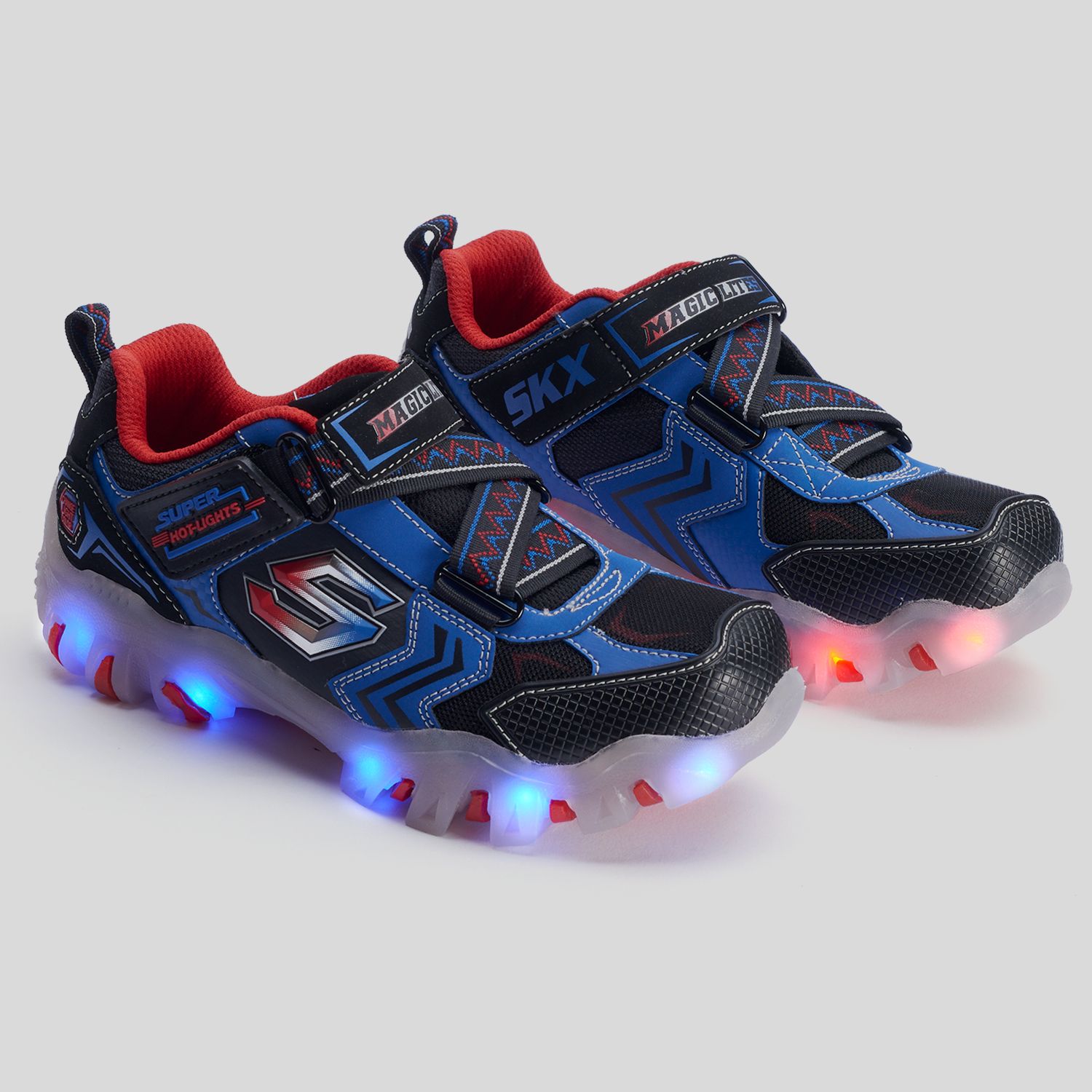 sketchers boys light up trainers