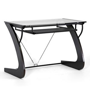 Baxton Studio Sculpten Computer Desk