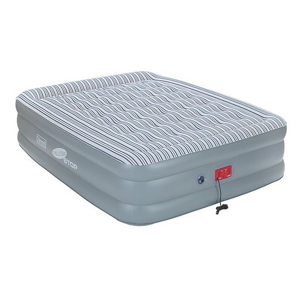 Coleman Pillow Top Double High Queen, Coleman Raised Air Bed Queen Size With Built In Pump