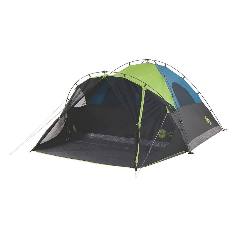 Coleman Carlsbad Dark Room 6-Person Dome Tent with Screen, Green