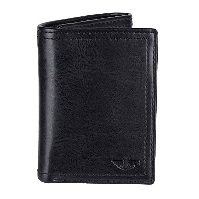 Men's Dockers® RFID-Blocking Trifold Wallet with Zipper Closure