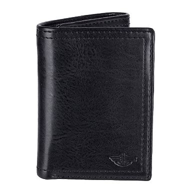 Men's Dockers® RFID-Blocking Trifold Wallet with Zipper Closure 