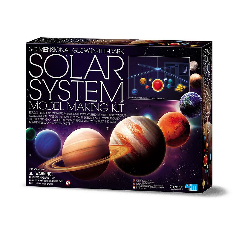17996429 4M 3D Glow-In-The-Dark Solar System Model Making S sku 17996429