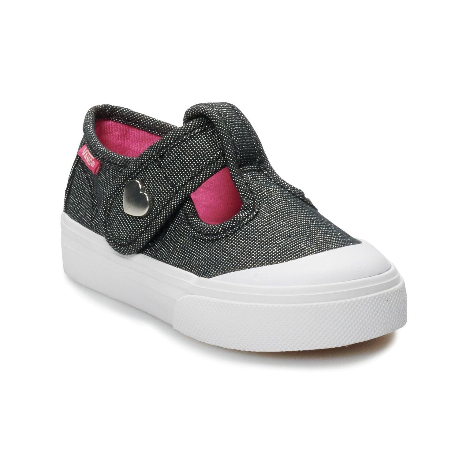 toddler girl black vans