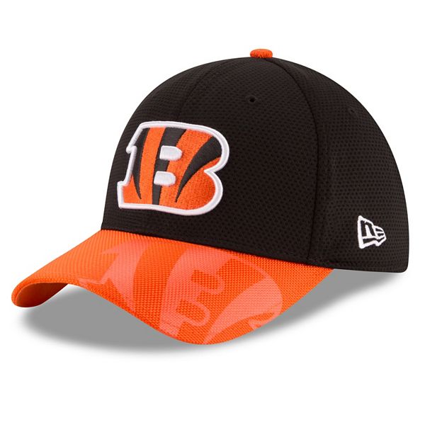 Men's '47 Black Cincinnati Bengals Franchise Logo Fitted Hat