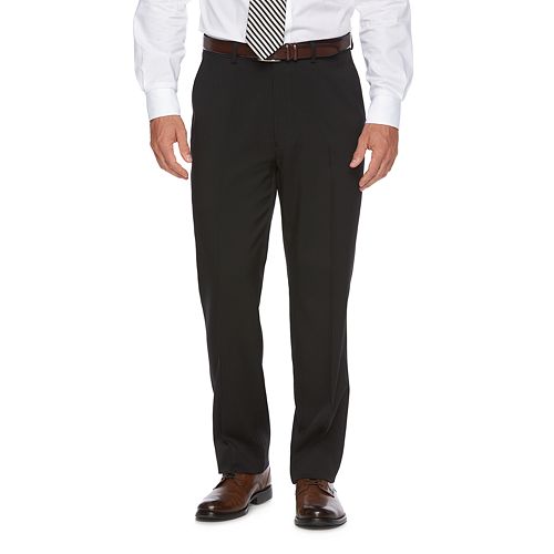 calvin klein men's x performance slim fit flat front dress pant