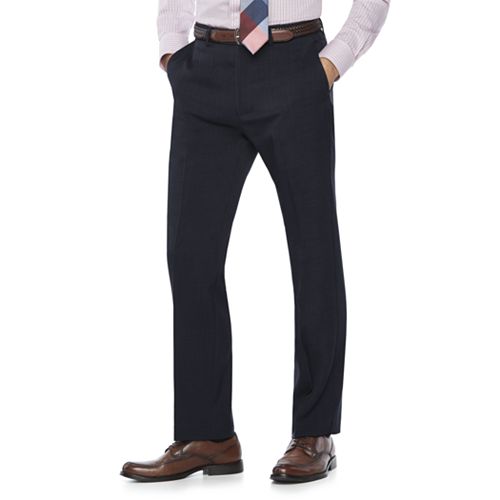 Men's Chaps ClassicFit Performance FlatFront Dress Pants
