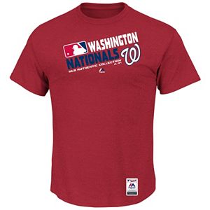 Big & Tall Majestic Washington Nationals AC Team Choice Tee