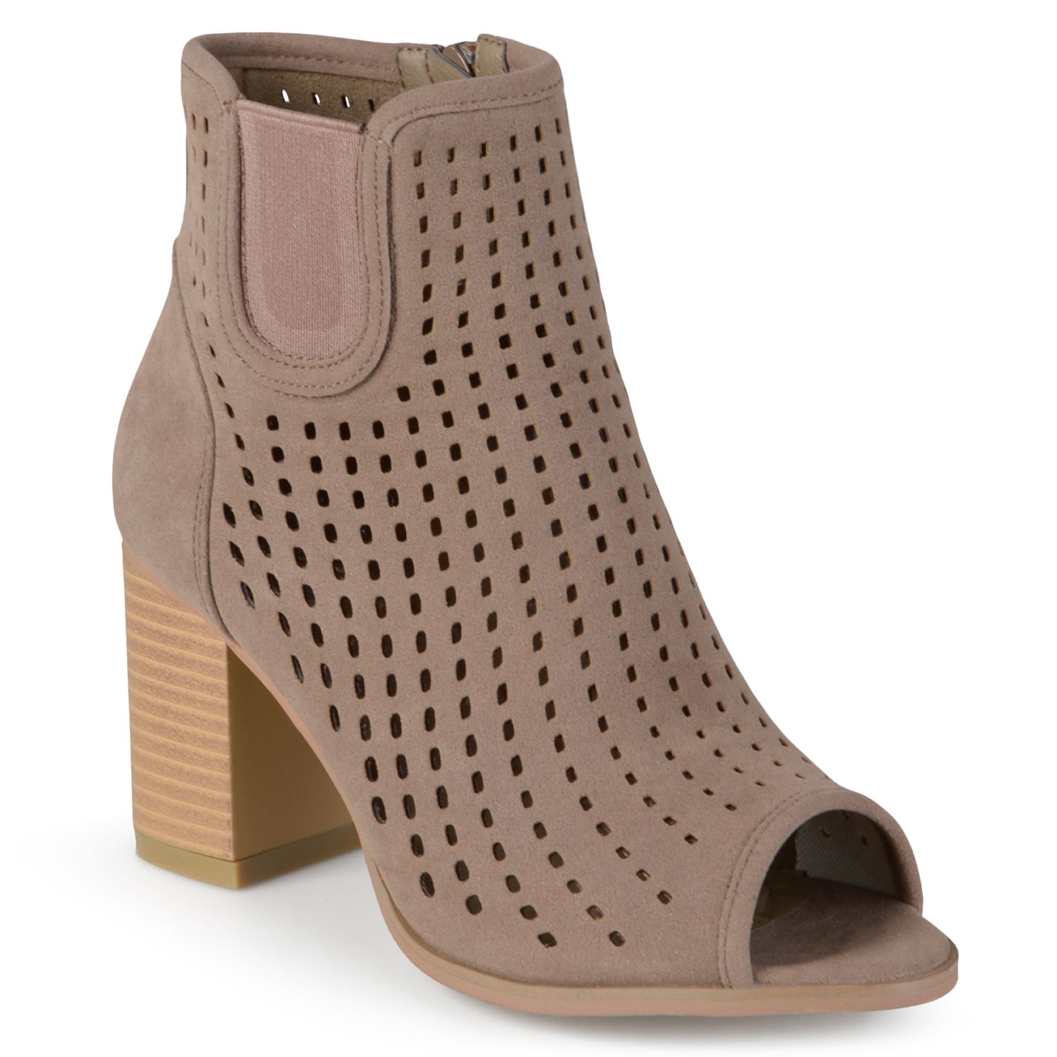 kohls open toe booties
