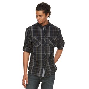 Men's Rock & Republic Modern Plaid Button-Front Shirt