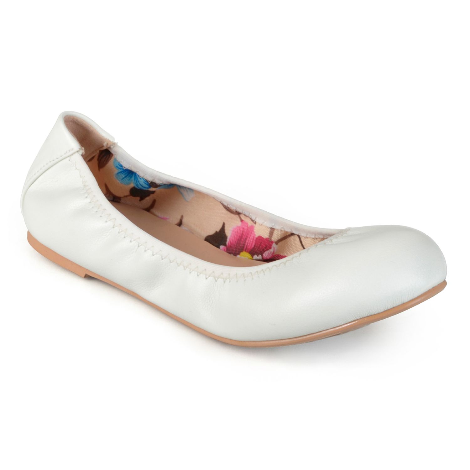 kohls white flats