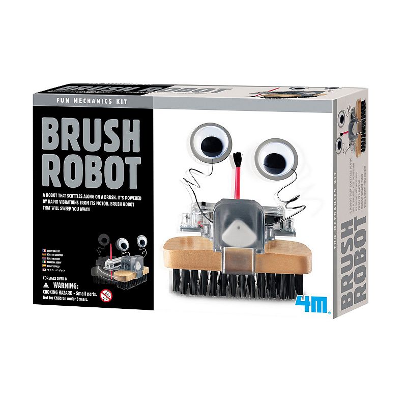 Toysmith 4M Brush Robot Science Kit, Multicolor