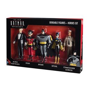 DC Comics New Batman Adventures Bendable Action Figure Boxed Set by Toysmith