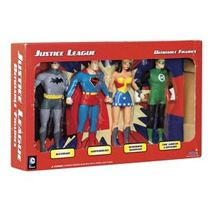 DC Comics Justice League Bendable Action Figure Boxed Set by Toysmith