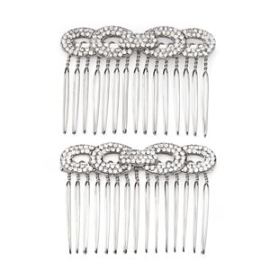 ELLE™ 2-pc. Rhinestone Side Comb Hair Pieces
