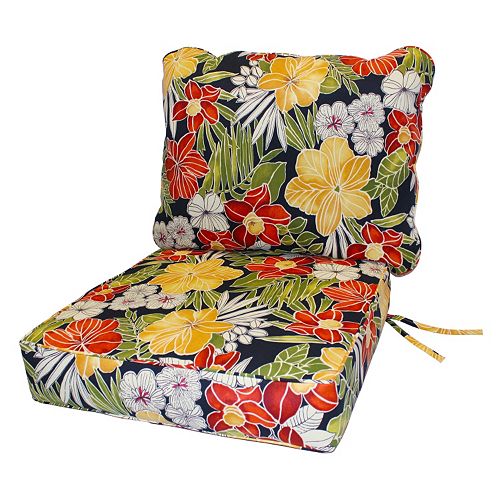 Greendale Home Fashions Deep Seat Patio Chair Cushion 2piece Set