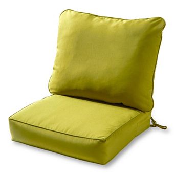 Greendale Home Fashions Deep Seat Patio Chair Cushion 2 pc Set