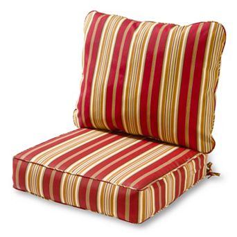 Greendale Home Fashions Deep Seat Patio Chair Cushion 2 pc Set