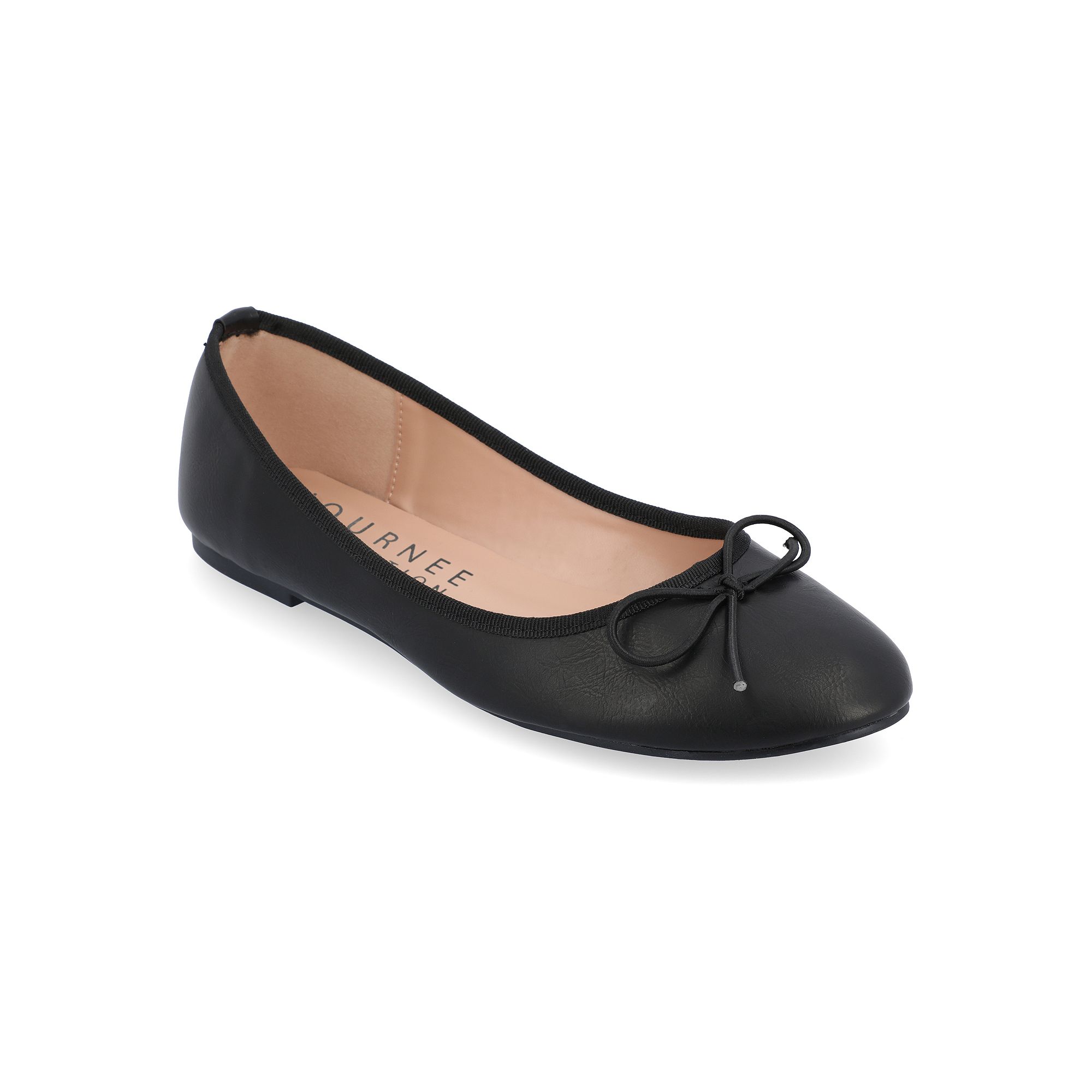 Journee Collection Vika Womens Ballet Flats, Size: 6 Wide, Black