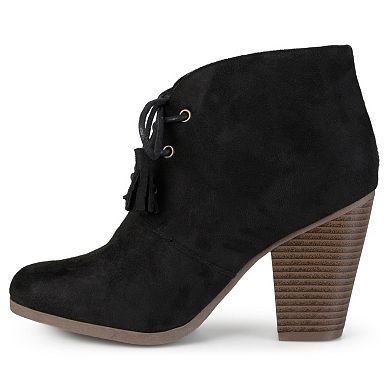 Journee Collection Wen Women's Lace-Up Ankle Boots