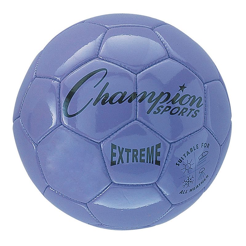 Champion Sports Extreme All-Weather Soccer Ball, Purple, 5