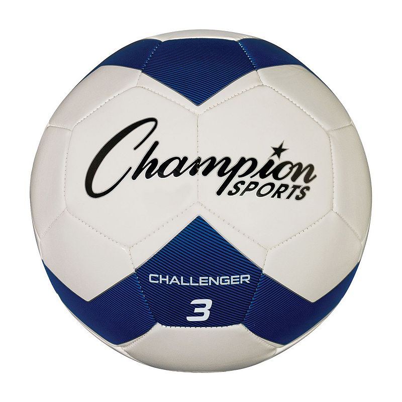 Champion Sports Challenger Soccer Ball, Blue, 4