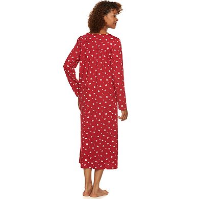Women's Croft & Barrow® Pajamas: Pintuck Lace Nightgown