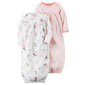Baby Girl Carter's 2-pk. Floral & Geometric Sleeper Gowns