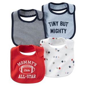 Baby Boy Carter's 4-pk. Sporty & Striped Bibs