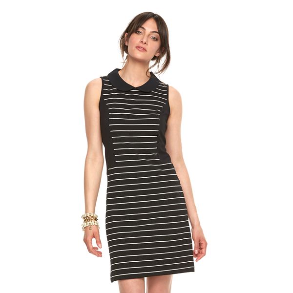 Women's ELLE™ Striped Shift Dress