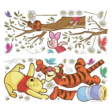 Disney's Winnie the Pooh Honey Peel & Stick Giant Wall Decals