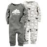 Baby Carter's 2-pk. Lamb & Graphic Coveralls