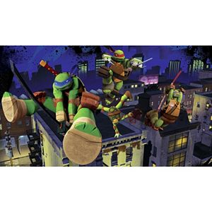 Teenage Mutant Ninja Turtles Cityscape Removable Wallpaper Mural
