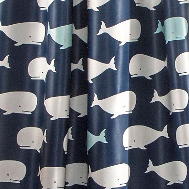 Half Moon 2-pack Kids Whale Window Curtains - 52'' x 84''