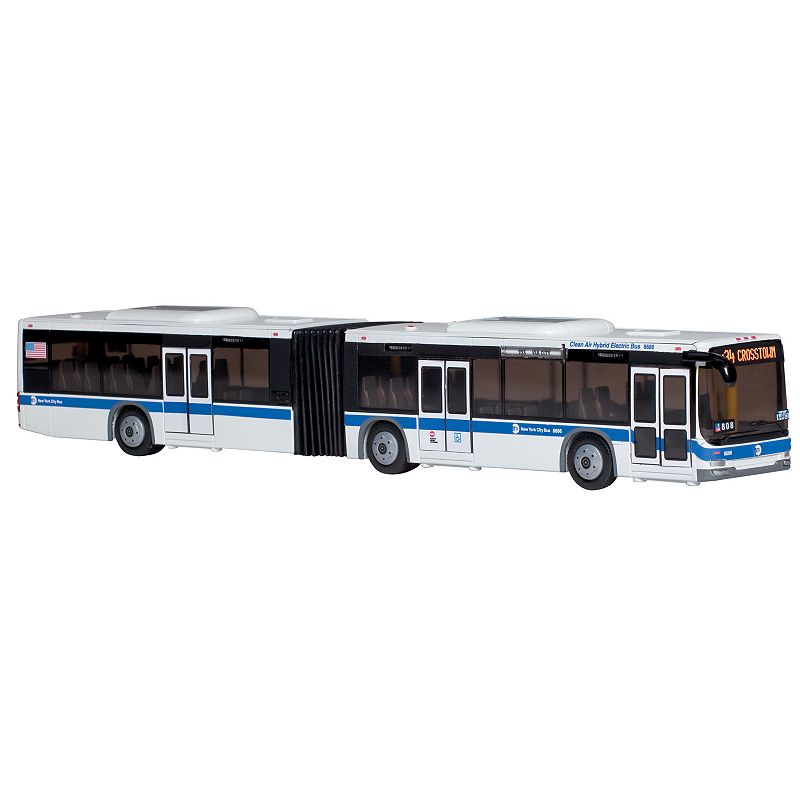 Daron New York MTA Hybrid Articulated Bus, Multicolor