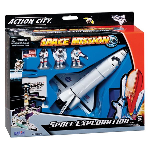 Daron Realtoy Space Shuttle and Four Rockets Playset Plastic 9123 for sale online 