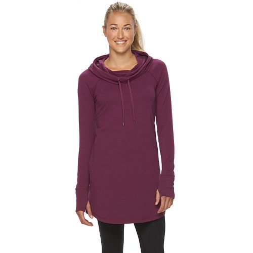 Womens Tek Gear Cowlneck Tunic Dress